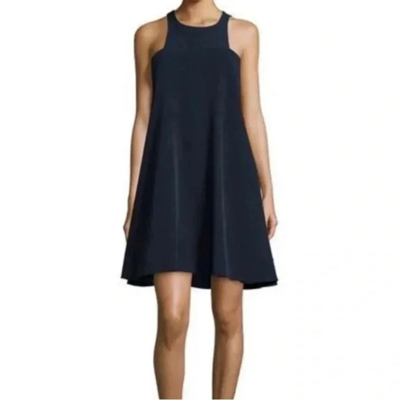 Milly Navy Swing Dress Excellent Condition Size 2 - Picture 1 of 5